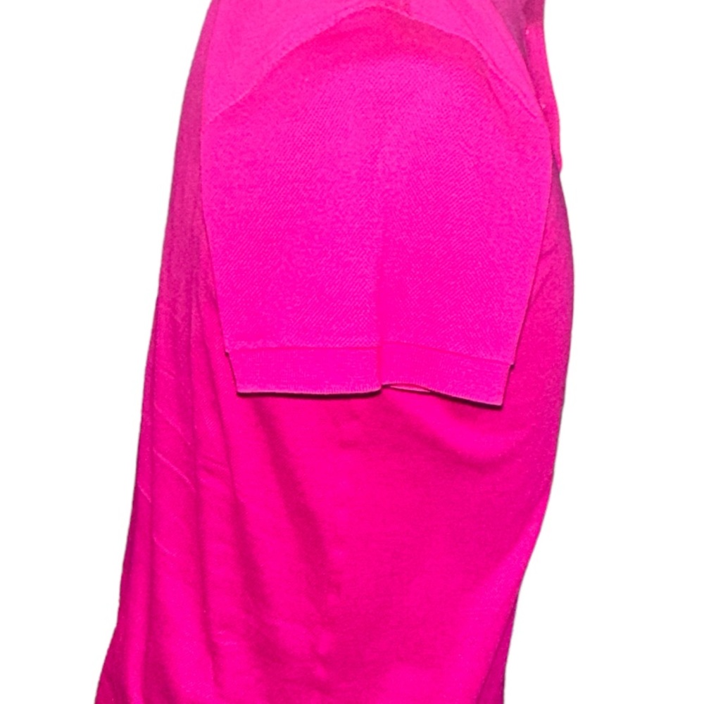 Ralph Lauren Purple Label Italy Women Magenta 3 button 100% Cotton Polo Shirt S - Picture 5 of 10